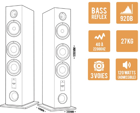 Triangle ANTAL Ez Floorstanding Speaker